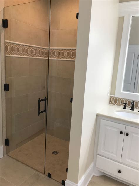 how to install a glass shower door photos