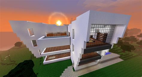Kleines modernes haus mit pool in minecraft bauen tutorial haus 166. minecraft haus modern 06 | Minecraft house designs ...