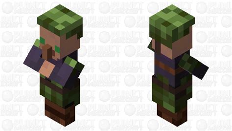 Simple Swamp Villager Minecraft Mob Skin