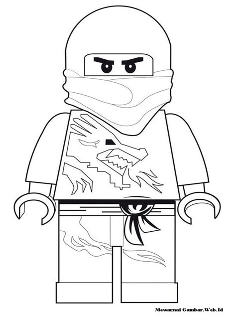 Mewarnai Gambar Ninjago Mewarnai Gambar