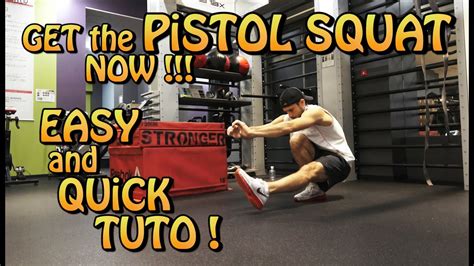 How To Pistol Squat Easy Tutorial Youtube