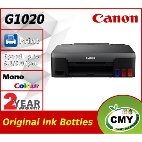 Canon Pixma G1020 Refillable Ink Tank Printer Similar With Hl 1110 M12a Shopee Malaysia