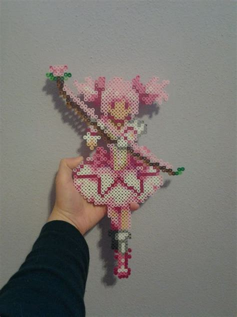 OVERSTOCK // Madoka Kaname // Madoka Magica // Perler Bead ...