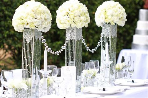 Diamond Themed Wedding Table Centrepiece Photography Styling By