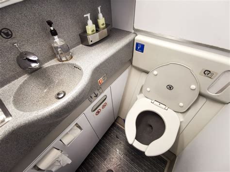 Never Touch The Toilet Flush Button In An Airplane Bathroom — Best Life