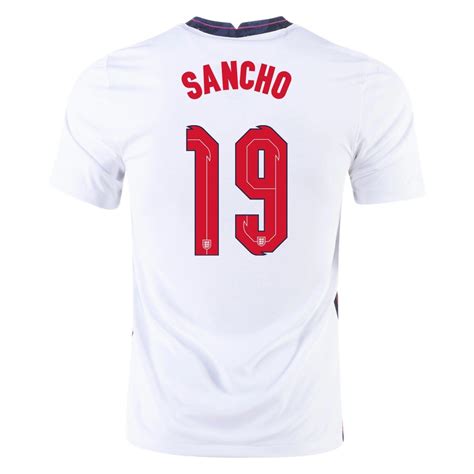 Jadon Sancho 19 England Euro 2020 2021 Home Jersey Soccer Jadon