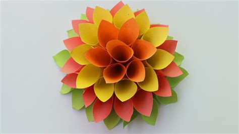How To Make Paper Origami Flowers Paper Flowers For Beginners Youtube