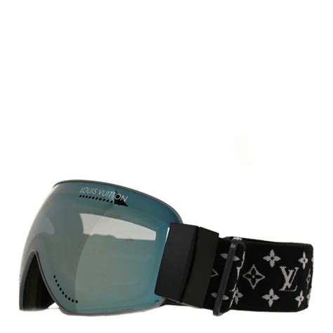 Louis Vuitton Monogram Intergalactic Ski Goggles Blue Black 1021160