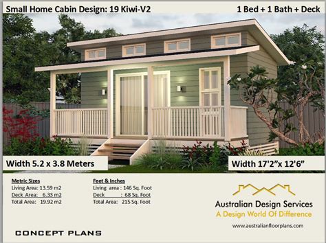 Affordable Tiny House Plans All New Design 215 Sq Ft Or Etsy Tiny