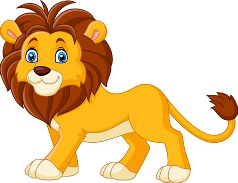 Old Lion Cartoon Characters