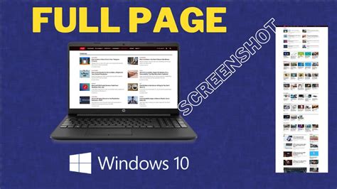 How To Take Full Page Screenshots In Microsoft Edge Windows 10
