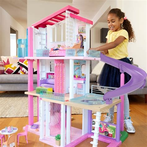 Giant Barbie Dream House Playset 3 Story Dollhouse Mansion 70 Piece