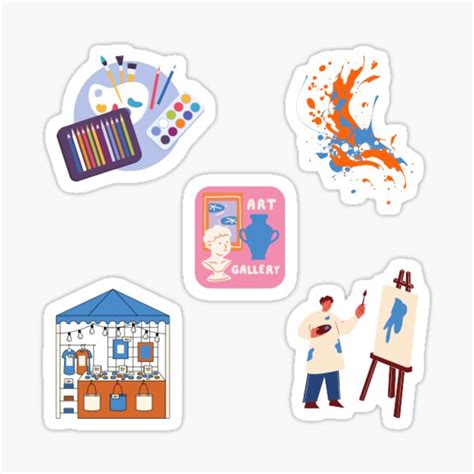 Inspire Your Heart With The Arts Art Pack Sticker For Sale By