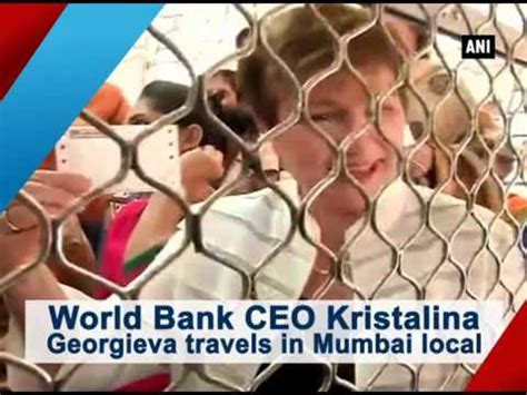 Kristalina georgieva, ceo, world bank — the laureate of the princess marina sturdza remarkable achievement award 2019. World Bank CEO Kristalina Georgieva travels in Mumbai ...