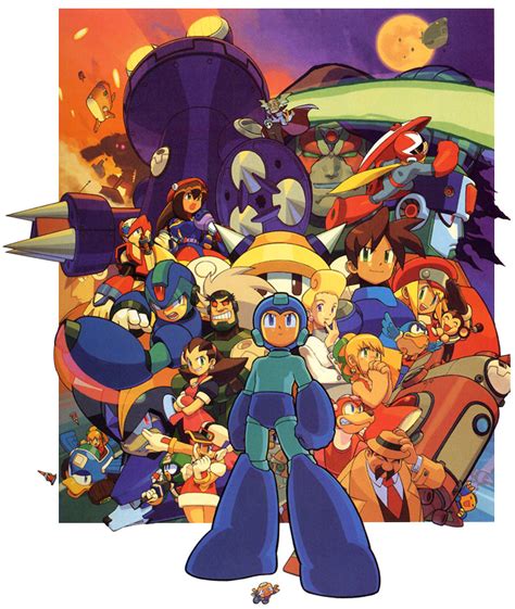 Mega Man Promotional Campaign Art Mega Man Series Art Gallery
