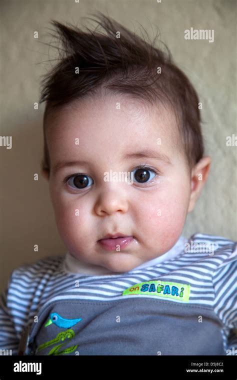 Baby Boy Portrait Stock Photo Alamy