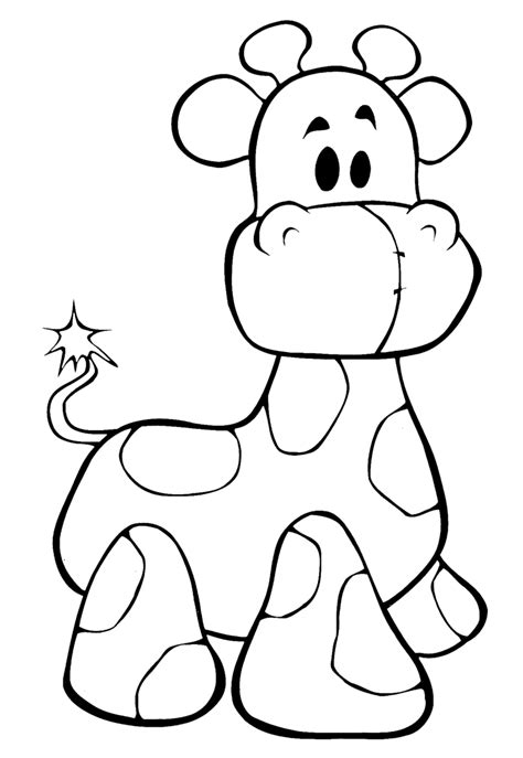 These animals literally stand out among other animals over africa's plains. Giraffe Template - ClipArt Best
