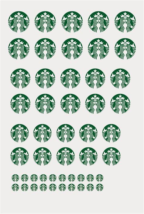 Mini Starbucks Cup Printable