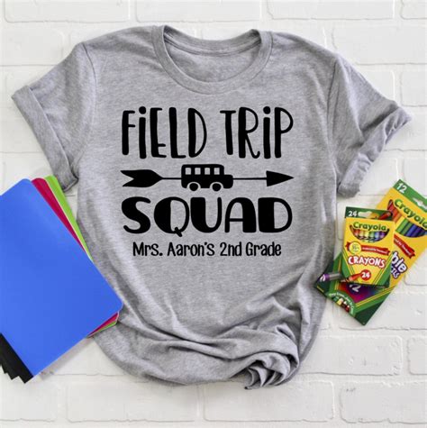 Field Trip Squad Field Trip Teacher Shirt Field Trip Tshirt Etsy Field Trip Class Trip
