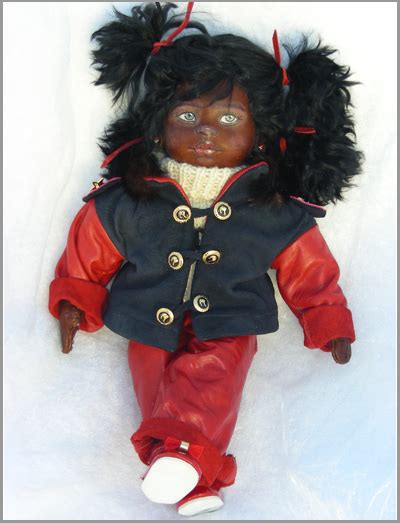 Leather Dolls Doll Clothes Hand Painted Leather Brown Babies