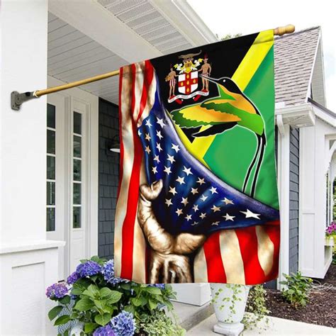Jamaican American Flag Proud Jamaican Dbd3269f Flagwix In 2022