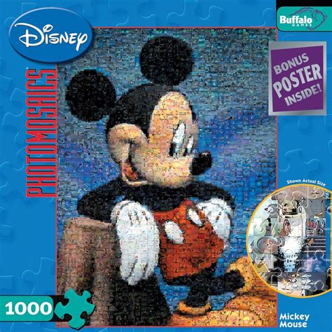 Disney Photomosaic Mickey Mouse Puzzle Mickey Mouse Mickey Mickey