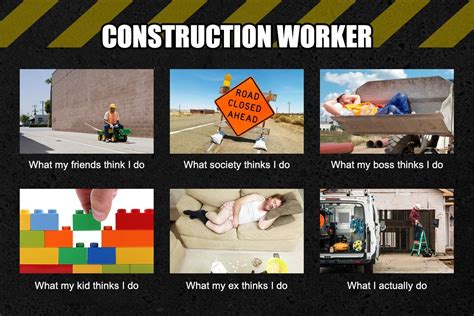 Construction Worker Meme Funny Pinterest