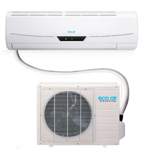 Since the compressor is housed outside, the. Eco Air ECO1202SQN 12,000btu quick connect split air ...