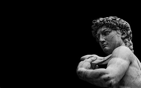 Statue Marble Florence Michelangelo David 5k Wallpaper