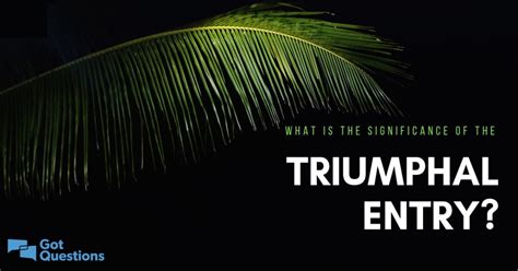 Significance Of The Triumphal Entry Dining With Jesus Productions