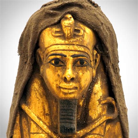 Ancient Egyptian Authentic Xl Gold Gilded Tomb Statue Of Tutankhamun