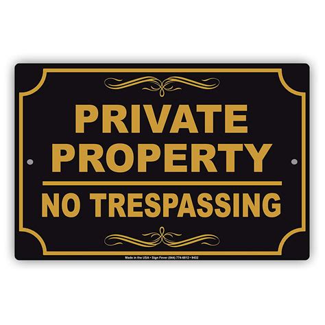 Private Property No Trespassing 247 Video Surveillance Alert Caution