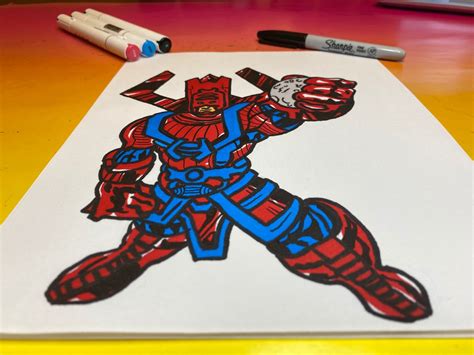 Galactus Drawing Marvel Drawings Drawings Learn To Draw