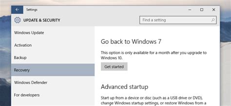 How To Downgrade To Windows 781 From Windows 10
