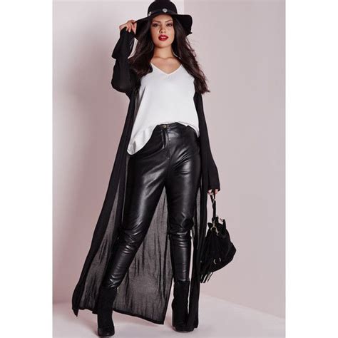 Missguided Plus Size Button Down Maxi Cardigan Plus Size Outfits