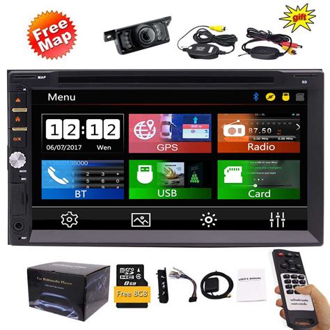 Wireless Backup Camera New Design Double Din Car Stereo Dvd Player Gps