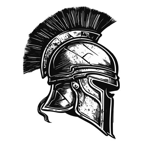 Spartan Helmet Silhouette Generative Ai 26912815 Png