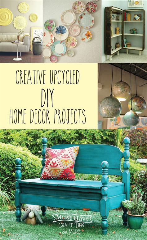 Must Have Craft Tips Upcycled Home Decor Ideas