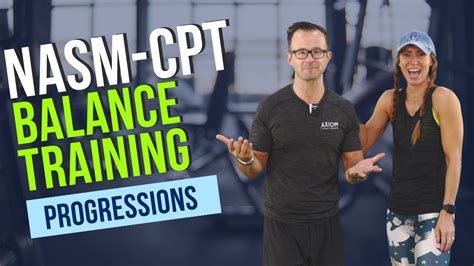 Nasm Balance Training Progressions Axiom Fitness Academy