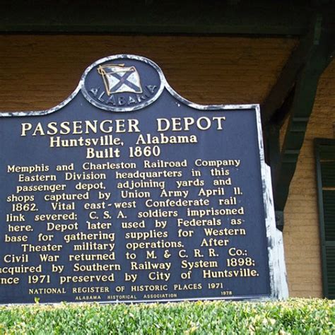 Passenger Depot City Of Huntsville