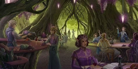 Aeylinth Vineyard Elf Tavern Pathfinder PFRPG DND D D Th Ed D Fantasy Fantasy
