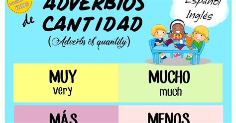 Minihogarkids Los Adverbios De Cantidad EspaÑol InglÉs