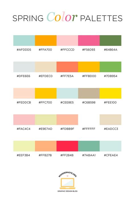 Rgb Palette Hex Color Palette Spring Color Palette Color Schemes