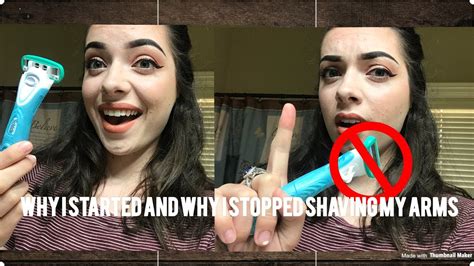 why i started shaving and stopped shaving my arm hair alyssa dawn youtube