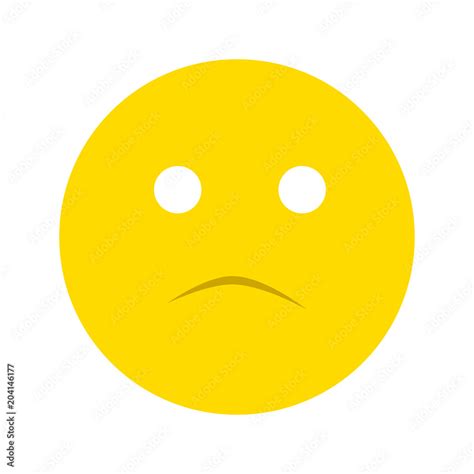 Vettoriale Stock Frustrated Smiley Face Icon Adobe Stock