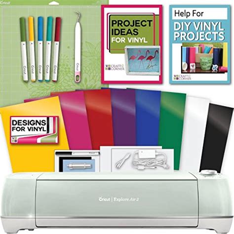 Cricut Explore Air 2 Machine Bundle Pens Tool Vinyl Pack Designs