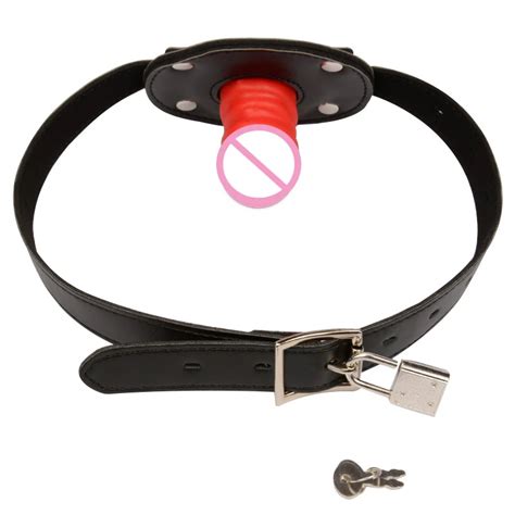 Silicone Penis Gag Small Dildo Gags Open Mouth Gag Bdsm Bondage Restraints Harness Adult Games