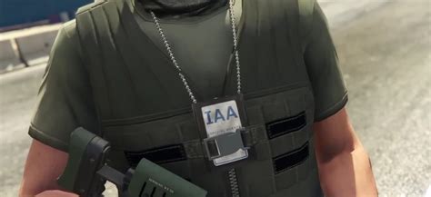 Gta Online Wearing The Iaa Badge On Any Outfit Games Fuze