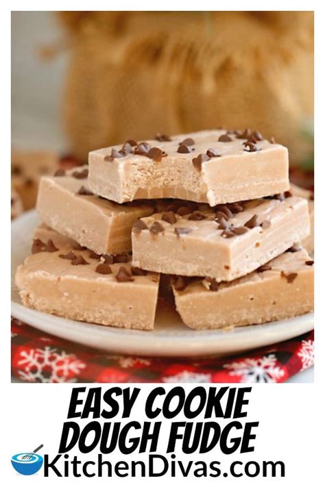 Easy Cookie Dough Fudge Is Easy Delicious And So Versatile Include