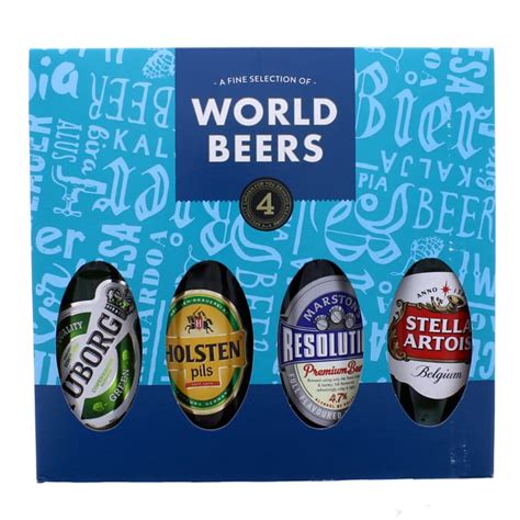 World Beers Selection Pack Stella Artois Holsten Pils Pilsner